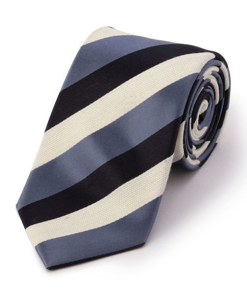 SHIPS（シップス）の「SD:  モガドール/サテン ストライプ ネクタイ（ネクタイ・メンズ・ネイビー/オリーブ/ブラウン/ワイン・3）」の3枚目の写真