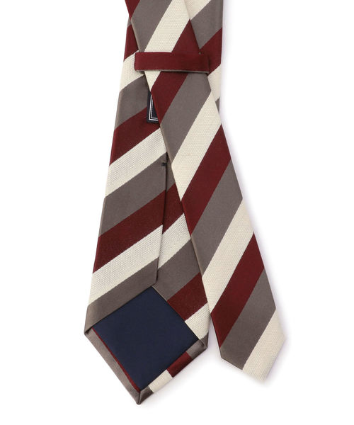 SHIPS（シップス）の「SD:  モガドール/サテン ストライプ ネクタイ（ネクタイ・メンズ・ネイビー/オリーブ/ブラウン/ワイン・3）」の7枚目の写真