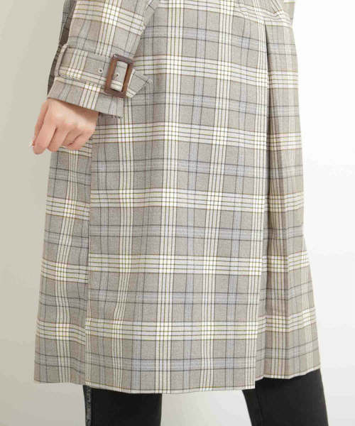 FREE'S MART(フリーズマート)の「◆グレンチェックトレンチコート(トレンチコート・レディース・グレー系その他/ベージュ系その他・SMALL/MEDIUM)」の13枚目の写真