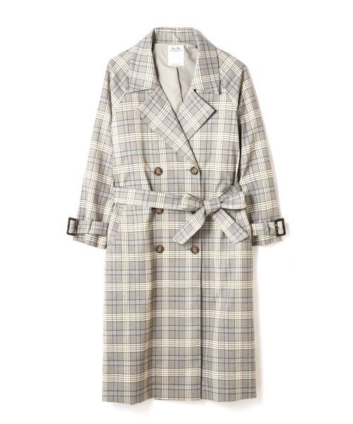 FREE'S MART(フリーズマート)の「◆グレンチェックトレンチコート(トレンチコート・レディース・グレー系その他/ベージュ系その他・SMALL/MEDIUM)」の15枚目の写真