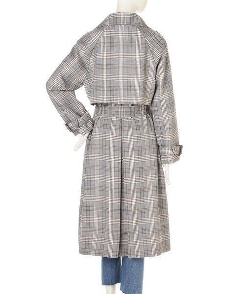 FREE'S MART(フリーズマート)の「◆グレンチェックトレンチコート(トレンチコート・レディース・グレー系その他/ベージュ系その他・SMALL/MEDIUM)」の18枚目の写真