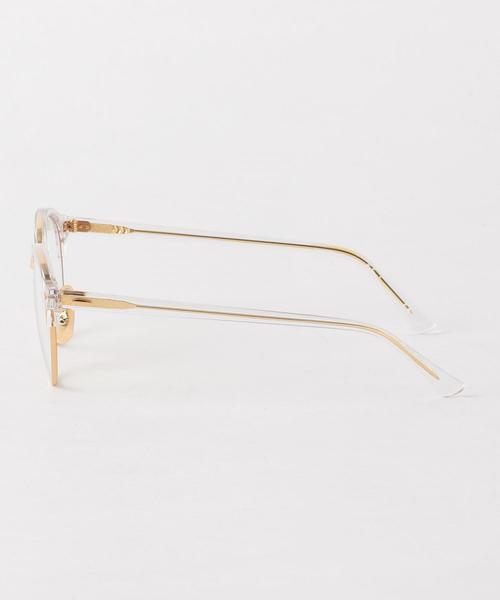 Ray-Ban（レイバン）の「Ray-Ban CLUB ROUND Clear / レイバン / 伊達メガネ（メガネ・レディース・ホワイト・FREE）」の2枚目の写真