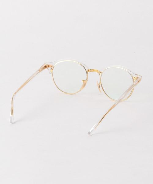 Ray-Ban（レイバン）の「Ray-Ban CLUB ROUND Clear / レイバン / 伊達メガネ（メガネ・レディース・ホワイト・FREE）」の3枚目の写真
