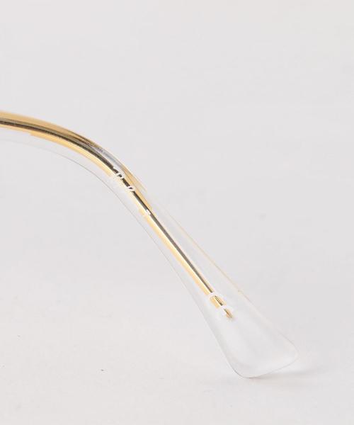 Ray-Ban（レイバン）の「Ray-Ban CLUB ROUND Clear / レイバン / 伊達メガネ（メガネ・レディース・ホワイト・FREE）」の6枚目の写真