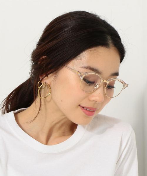 Ray-Ban（レイバン）の「Ray-Ban CLUB ROUND Clear / レイバン / 伊達メガネ（メガネ・レディース・ホワイト・FREE）」の10枚目の写真