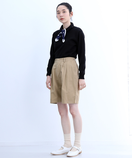 merlot plus(メルロープリュス)の「ドット柄バンダナ6210(ストール/ショール・レディース・ホワイト/イエロー/ピンク/ネイビー・FREE)」の6枚目の写真