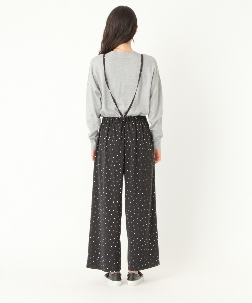 niko and...（ニコアンド）の「オリジナルサスペンダー付き2WAYドット柄（その他パンツ・レディース・ブラック/ブラウン/パープル・4/3）」の10枚目の写真