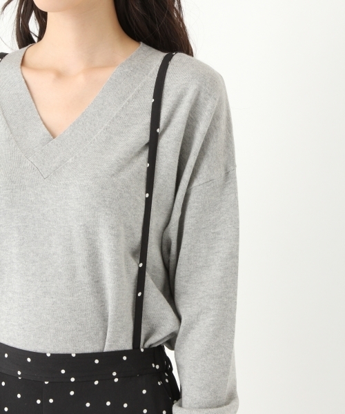 niko and...（ニコアンド）の「オリジナルサスペンダー付き2WAYドット柄（その他パンツ・レディース・ブラック/ブラウン/パープル・4/3）」の11枚目の写真