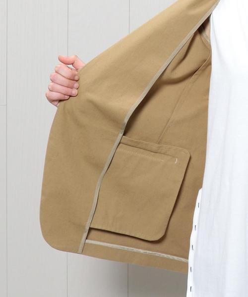 レディース H BEAUTY&YOUTH＊COLLAR LESS COAT
