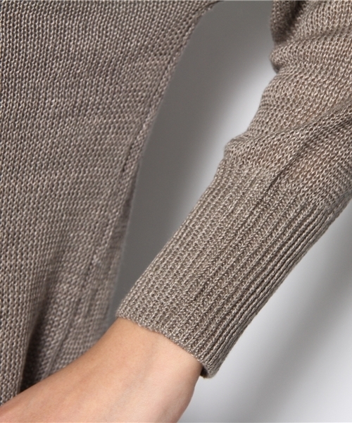 Demi-Luxe BEAMS（デミルクス ビームス）の「○LAPIS LUCE / 5G リネン クルーネック プルオーバー（ニット/セーター・レディース・シルバー/イエロー系その他・ONE SIZE）」の7枚目の写真