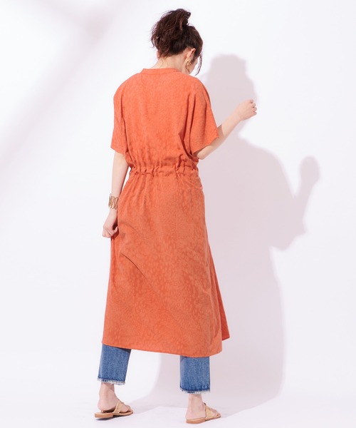 CIAOPANIC(チャオパニック)の「ウエストサイドリボンワンピース(ワンピース・レディース・オフホワイト/オレンジ・FREE)」の7枚目の写真