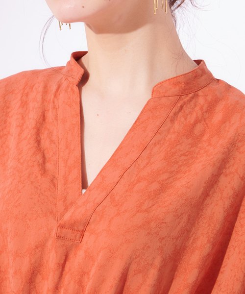 CIAOPANIC(チャオパニック)の「ウエストサイドリボンワンピース(ワンピース・レディース・オフホワイト/オレンジ・FREE)」の8枚目の写真