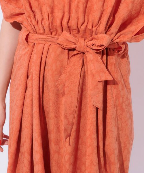 CIAOPANIC(チャオパニック)の「ウエストサイドリボンワンピース(ワンピース・レディース・オフホワイト/オレンジ・FREE)」の10枚目の写真