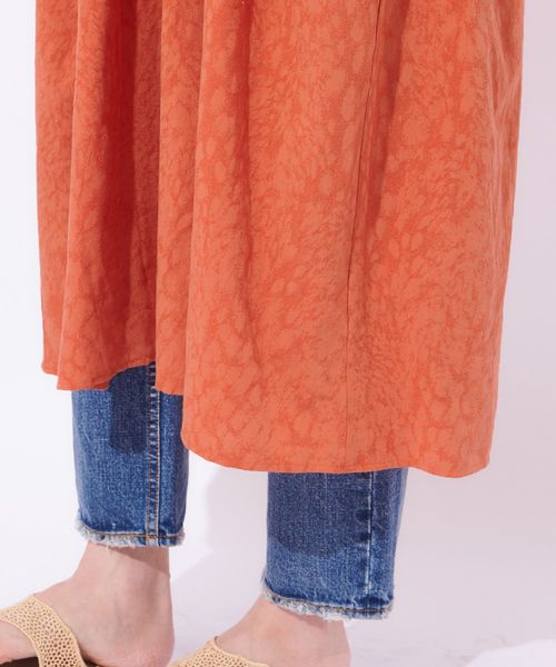 CIAOPANIC(チャオパニック)の「ウエストサイドリボンワンピース(ワンピース・レディース・オフホワイト/オレンジ・FREE)」の11枚目の写真