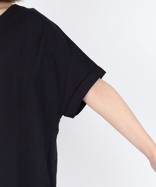 SHIPS Days（シップスデイズ）の「SHIPS Days STANDARD:ソリッド ワンピース◇（ワンピース・レディース・ブラック/オリーブ/キャメル・ONE SIZE）」の13枚目の写真