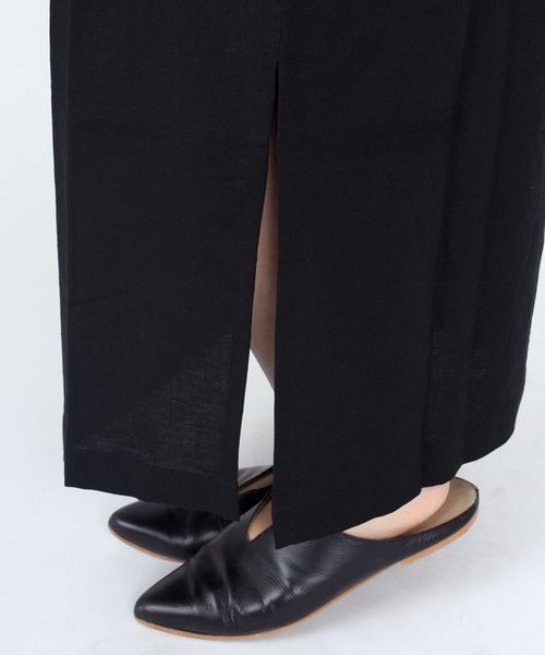 SHIPS Days（シップスデイズ）の「SHIPS Days STANDARD:ソリッド ワンピース◇（ワンピース・レディース・ブラック/オリーブ/キャメル・ONE SIZE）」の10枚目の写真