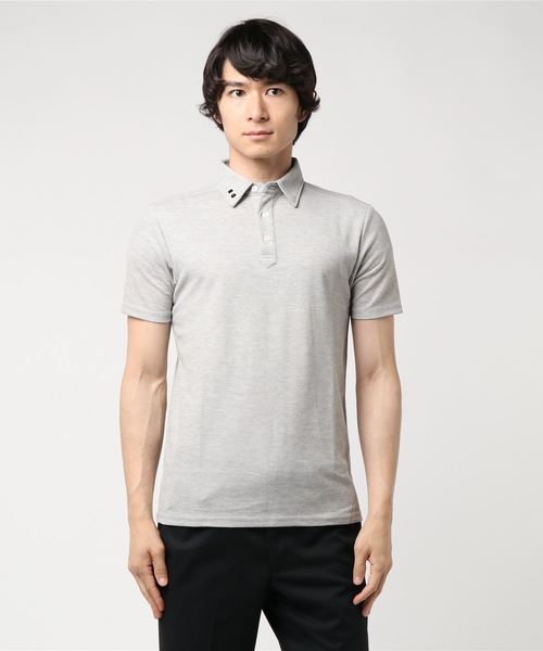 Zero トップス Stain Mate ジーンズメイト のファッション Jeans 汗染み防止無地ポロシャツ ポロシャツ Jeans