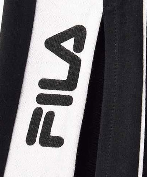 FILA（フィラ）の「＜ＦＩＬＡ＞サイドライン裏毛ワイドパンツ（その他パンツ・レディース・ブラック・MEDIUM/LARGE/X-LARGE）」の5枚目の写真