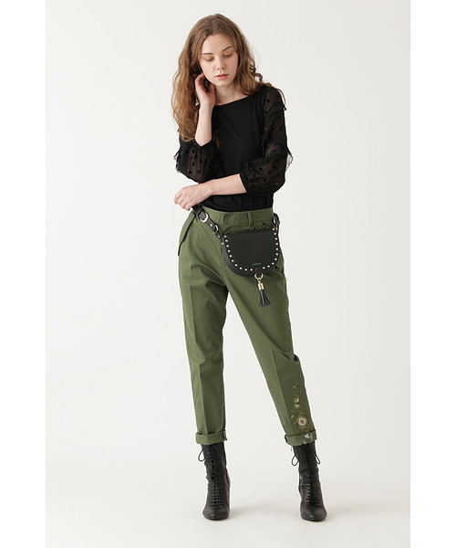 JILL STUART（ジルスチュアート）の「◆ベルトバッグ（ボディバッグ/ウエストポーチ・レディース・ブラック/レッド・ﾌﾘ-）」の17枚目の写真