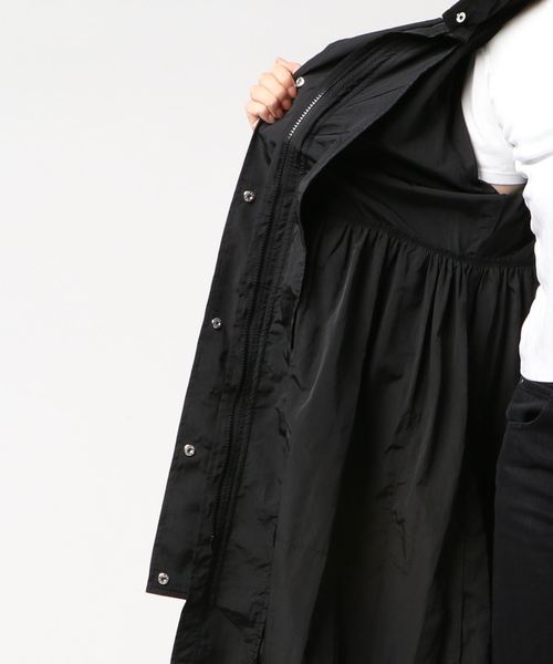 DouDou（ドゥドゥ）の「AWナイロンロングブルゾン（その他アウター・レディース・ホワイト/ブラック/カーキ/ボルドー・38/36）」の7枚目の写真