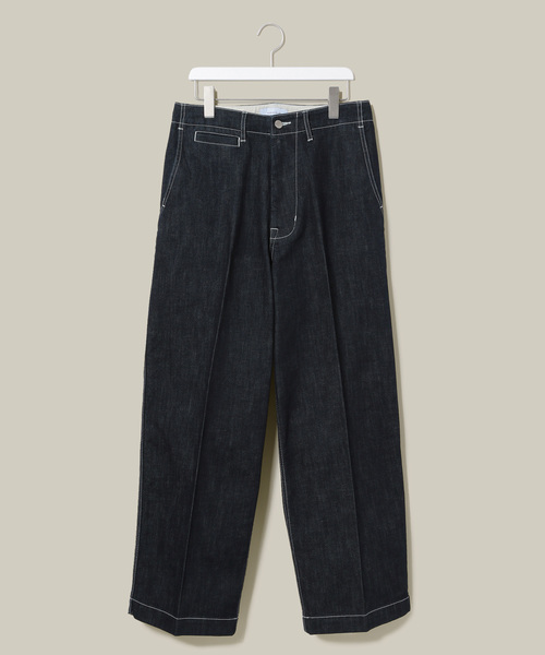 ADAM ET ROPE'（アダムエロペ）の「ワイドテーパードデニム（デニムパンツ・メンズ・ブルー/ネイビー・S/M/L）」の6枚目の写真