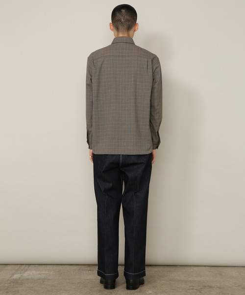 ADAM ET ROPE'（アダムエロペ）の「ワイドテーパードデニム（デニムパンツ・メンズ・ブルー/ネイビー・S/M/L）」の17枚目の写真