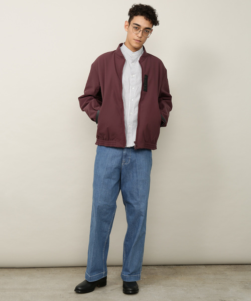 ADAM ET ROPE'（アダムエロペ）の「ワイドテーパードデニム（デニムパンツ・メンズ・ブルー/ネイビー・S/M/L）」の18枚目の写真