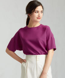 green label relaxing | [手洗い可能] FM ソウバリ ドルマン ショートスリーブ ニット(ニット/セーター)