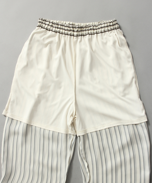 LOWRYS FARM（ローリーズファーム）の「ガラサテンパンツ　837127（その他パンツ・レディース・アイボリー/ブラック系その他/ブラウン/その他/ストライプ/ブラウン系その他・FREE）」の10枚目の写真