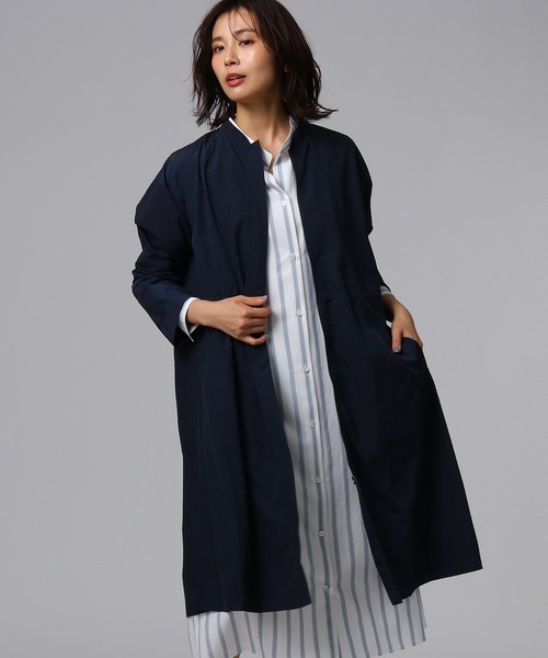 セール L ノーカラーコート ノーカラーコート Untitled アンタイトル のファッション オンラインコード