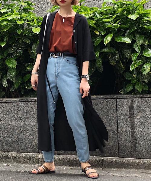 PAGEBOY（ページボーイ）の「イージーケアカイキンシャツワンピース（ワンピース・レディース・ブラック/グレイッシュベージュ/レンガ/ベージュ/ブラウン・FREE）」の2枚目の写真