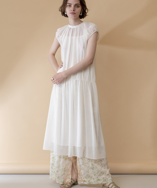 maison special シアーワンピース MAISON SPECIAL ワンピース Sheer Work Camisole One-piece