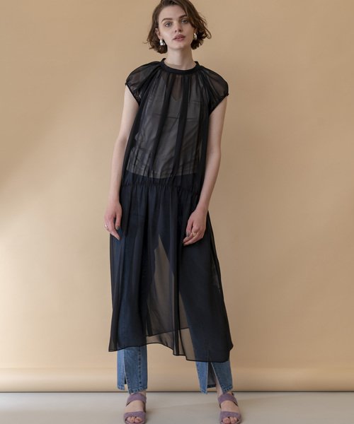 maison special シアーワンピース MAISON SPECIAL（メゾンスペシャル）の「シアーシャーリング