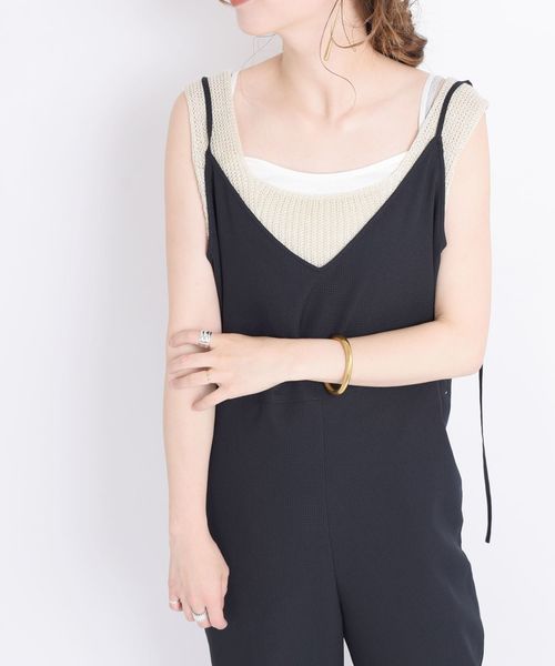 SHIPS（シップス）の「Wai MIHO NOJIRI:メッシュオールインワン