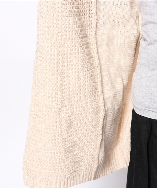 VIS（ビス）の「ロールＵＰトッパーカーディガン（カーディガン/ボレロ・レディース・グレー/サンドベージュ/ベージュ/ピンク・MEDIUM）」の6枚目の写真