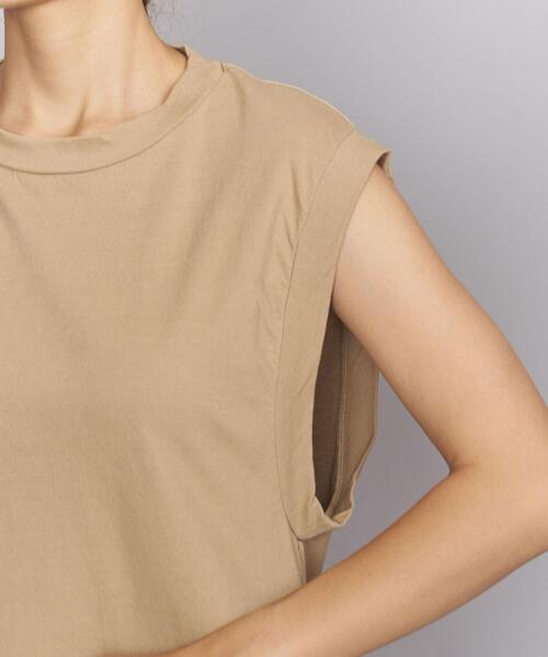 BEAUTY&YOUTH UNITED ARROWS（ビューティーアンドユースユナイテッドアローズ）の「BY コットンドライツイル ルーズノースリーブカットソーо（Tシャツ/カットソー・レディース・ブラック/ベージュ/ホワイト/ライラック・FREE）」の20枚目の写真
