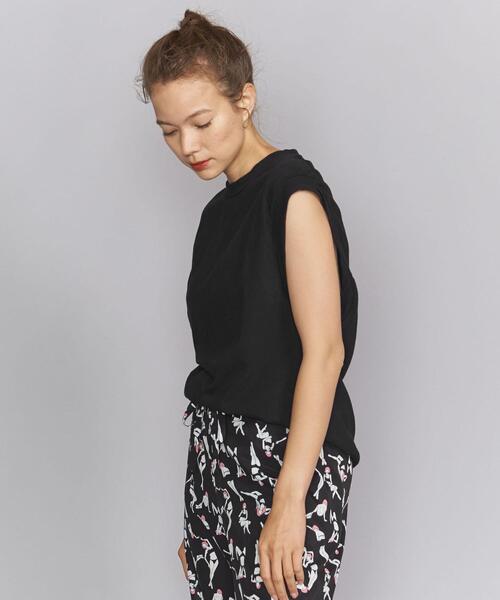 BEAUTY&YOUTH UNITED ARROWS（ビューティーアンドユースユナイテッドアローズ）の「BY コットンドライツイル ルーズノースリーブカットソーо（Tシャツ/カットソー・レディース・ブラック/ベージュ/ホワイト/ライラック・FREE）」の15枚目の写真