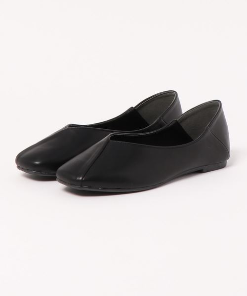 KOBE LETTUCE(コウベレタス)の「スクエアトゥバブーシュ(その他シューズ・レディース・ブラック/ゴールド/ライトカーキ/アイボリー・LL/S/M/L)」の17枚目の写真