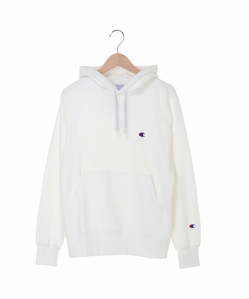 Champion(チャンピオン)の「【Champion】C3-Q101/ロゴ プルオーバーフーディー/チャンピオン(パーカー・メンズ・ブラック/チャコール/ホワイト/ネイビー/オートミール・S/M/L/XL/XXL/LL)」の10枚目の写真
