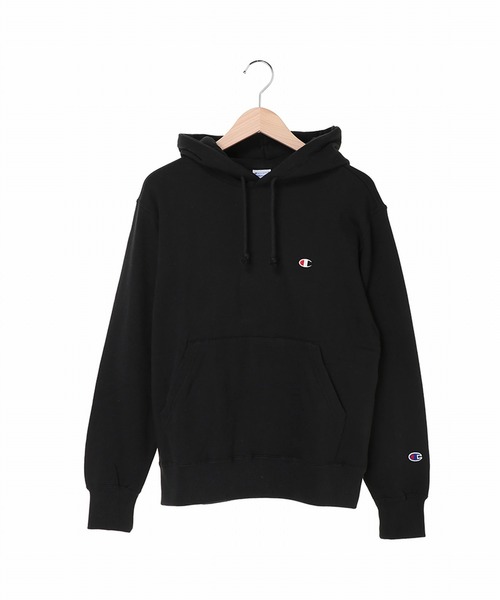 Champion(チャンピオン)の「【Champion】C3-Q101/ロゴ プルオーバーフーディー/チャンピオン(パーカー・メンズ・ブラック/チャコール/ホワイト/ネイビー/オートミール・S/M/L/XL/XXL/LL)」の11枚目の写真