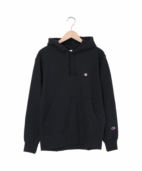 Champion(チャンピオン)の「【Champion】C3-Q101/ロゴ プルオーバーフーディー/チャンピオン(パーカー・メンズ・ブラック/チャコール/ホワイト/ネイビー/オートミール・S/M/L/XL/XXL/LL)」の13枚目の写真