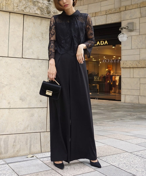 My Shawty moses lace pants dress パンツドレス My shawty（ﾏｲｼｬｳﾃｨｰ）の「moses lace pants dress（パンツ