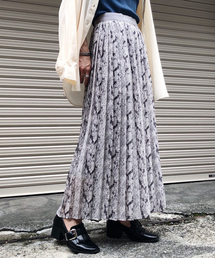 PAGEBOY | アニマルプリーツフレアスカート(スカート)