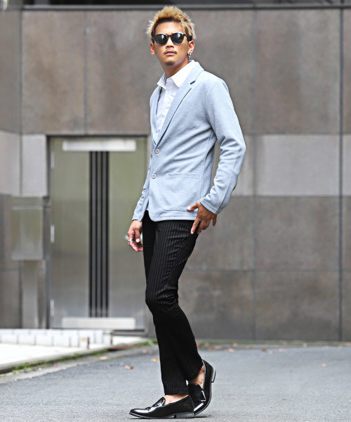 LUXSTYLE(ラグスタイル)の「総柄スキニーパンツ(その他パンツ・メンズ・ストライプ/チェック・S/M/L/XL)」の5枚目の写真