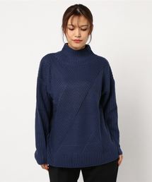 archives | 片畦バイヤス柄ハイネック(ニット/セーター)