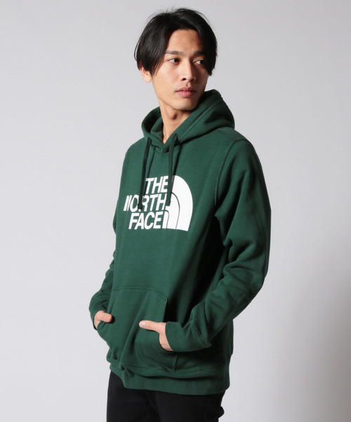 THE NORTH FACE（ザノースフェイス）の「THE NORTH FACE　Half Dome Pullover Hoodie　ロゴプリント プルオーバー パーカー（パーカー・メンズ・ベージュ/ブラック/グリーン/ブルー/オリーブ/イエロー/レッド/グレー・S/M/L/XL）」の5枚目の写真