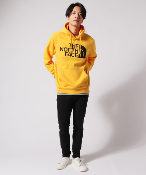 THE NORTH FACE（ザノースフェイス）の「THE NORTH FACE　Half Dome Pullover Hoodie　ロゴプリント プルオーバー パーカー（パーカー・メンズ・ベージュ/ブラック/グリーン/ブルー/オリーブ/イエロー/レッド/グレー・S/M/L/XL）」の12枚目の写真