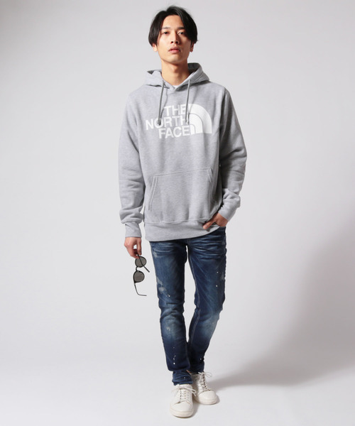 THE NORTH FACE（ザノースフェイス）の「THE NORTH FACE　Half Dome Pullover Hoodie　ロゴプリント プルオーバー パーカー（パーカー・メンズ・ベージュ/ブラック/グリーン/ブルー/オリーブ/イエロー/レッド/グレー・S/M/L/XL）」の10枚目の写真