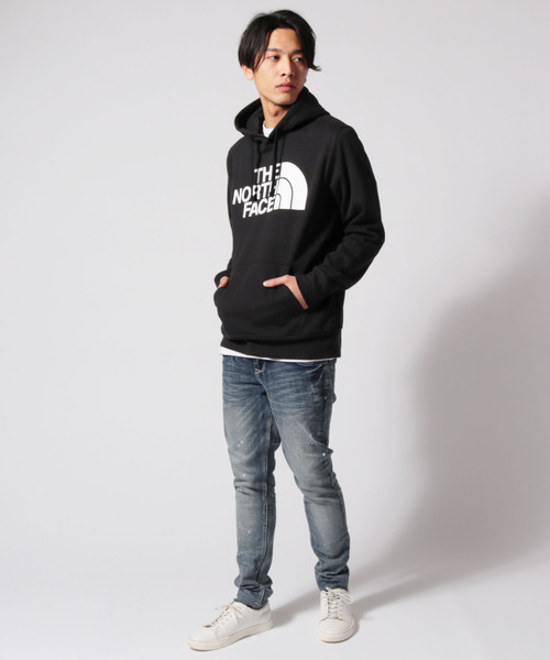 THE NORTH FACE（ザノースフェイス）の「THE NORTH FACE　Half Dome Pullover Hoodie　ロゴプリント プルオーバー パーカー（パーカー・メンズ・ベージュ/ブラック/グリーン/ブルー/オリーブ/イエロー/レッド/グレー・S/M/L/XL）」の9枚目の写真
