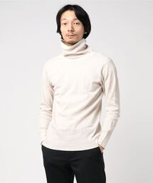 ∴【 HealthKnit / ヘルスニット 】# ベーシックワッフルタートルネック長袖Tシャツ 606L SIP